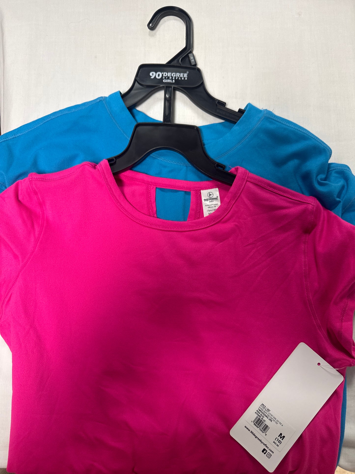 90 Degree Girls 2pc Atomic Blue/Pink Glo