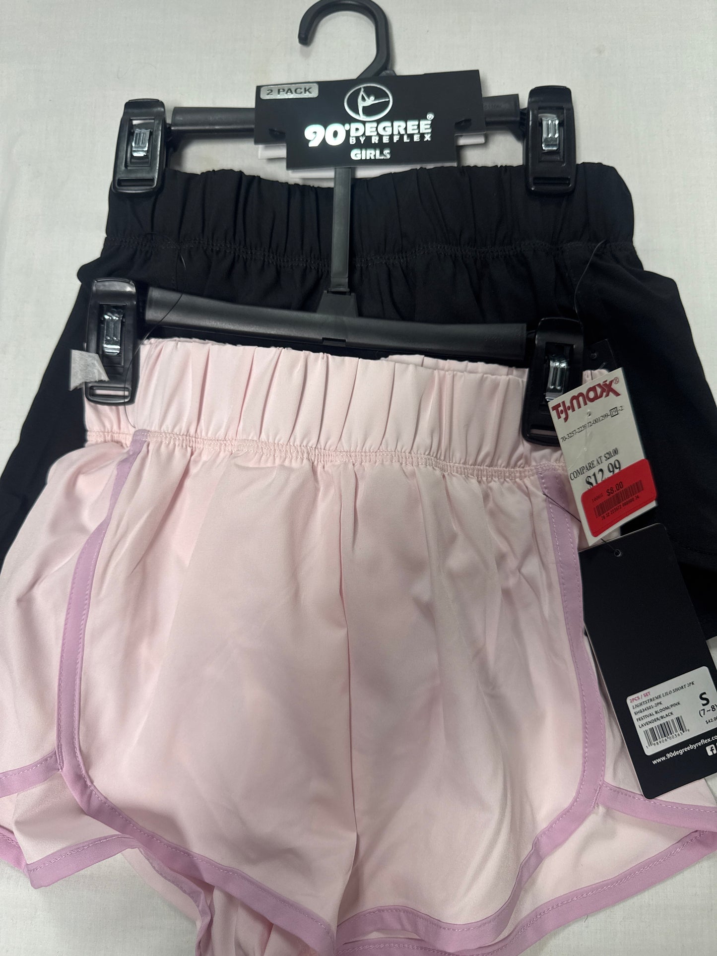 TJMAXX 2 PIECE SHORTS GIRLS 90 DEGREES