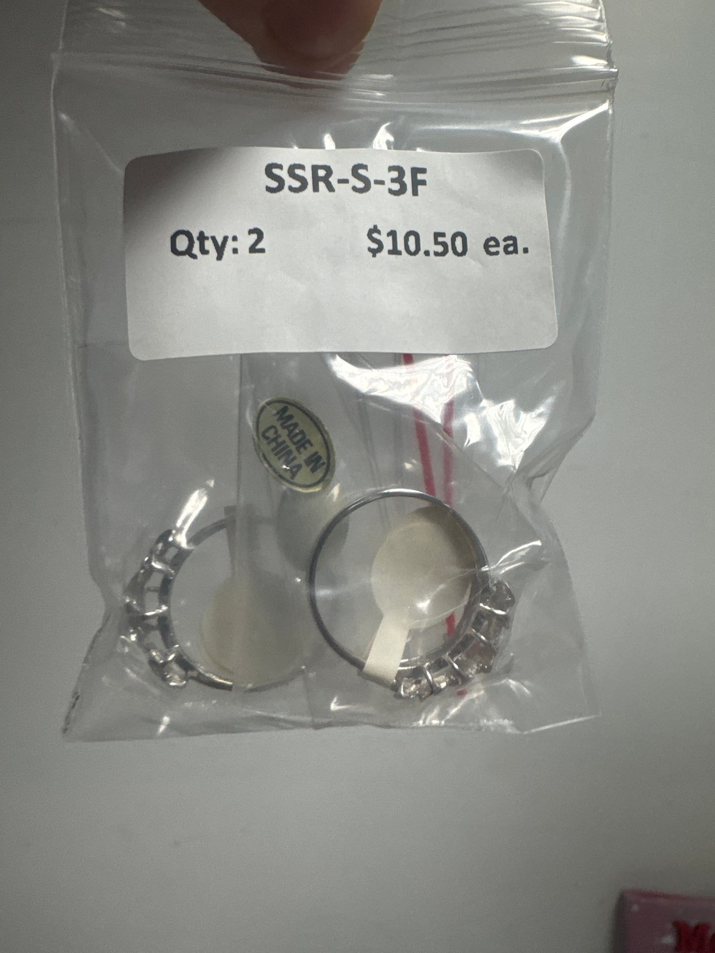 SS925 Silver Ring - Three Flowers
