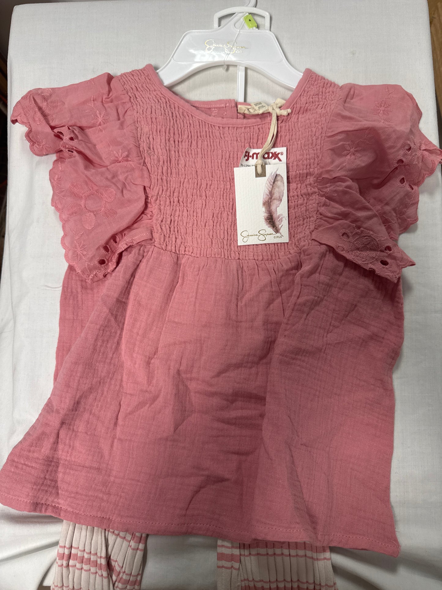 TJMAX 2 PIECE PINK TOP PANTS JESSICA SIMPSON