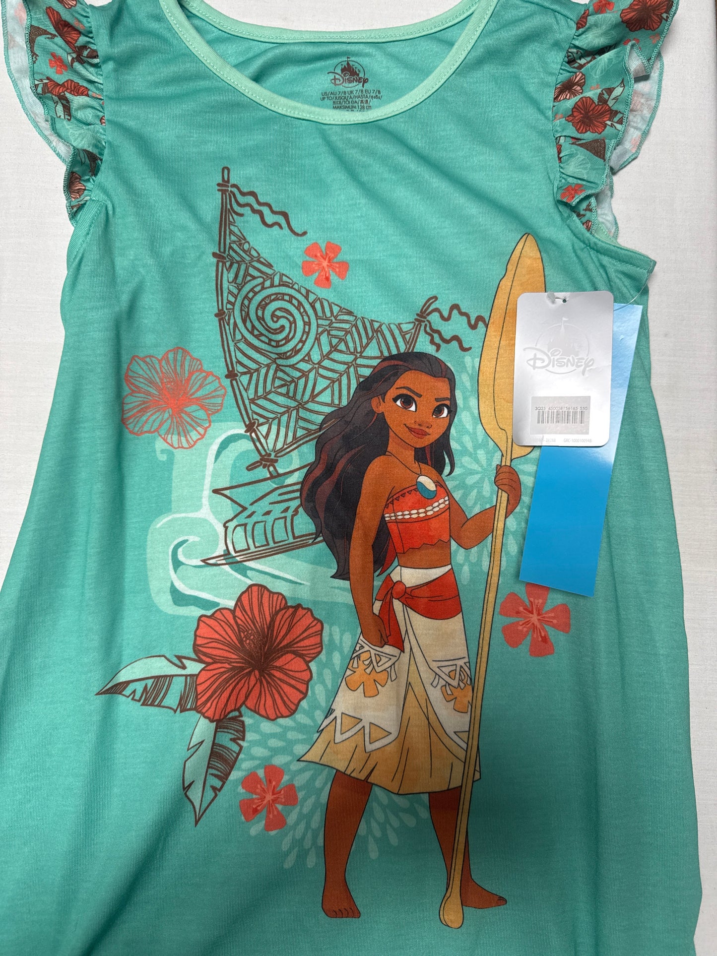 Disney Moana Nightgown Size US 5/6