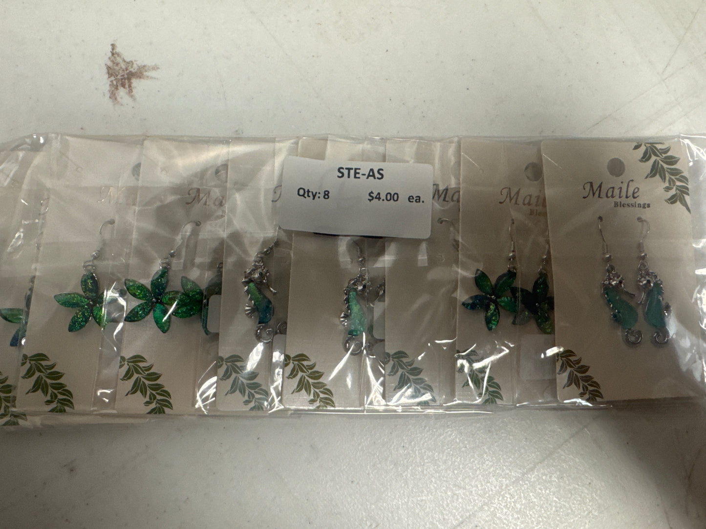 Assorted Maile Resin Earrings