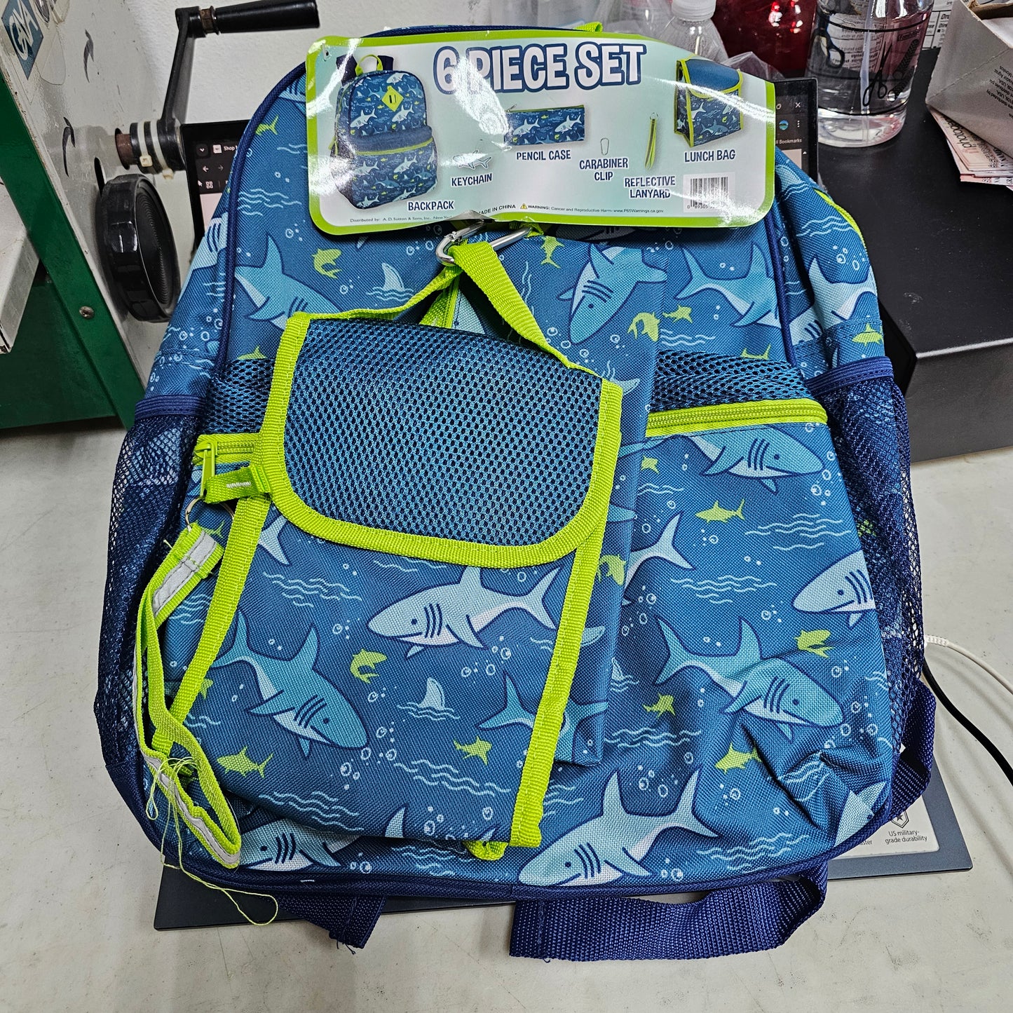 Backpack 6 piece Kids