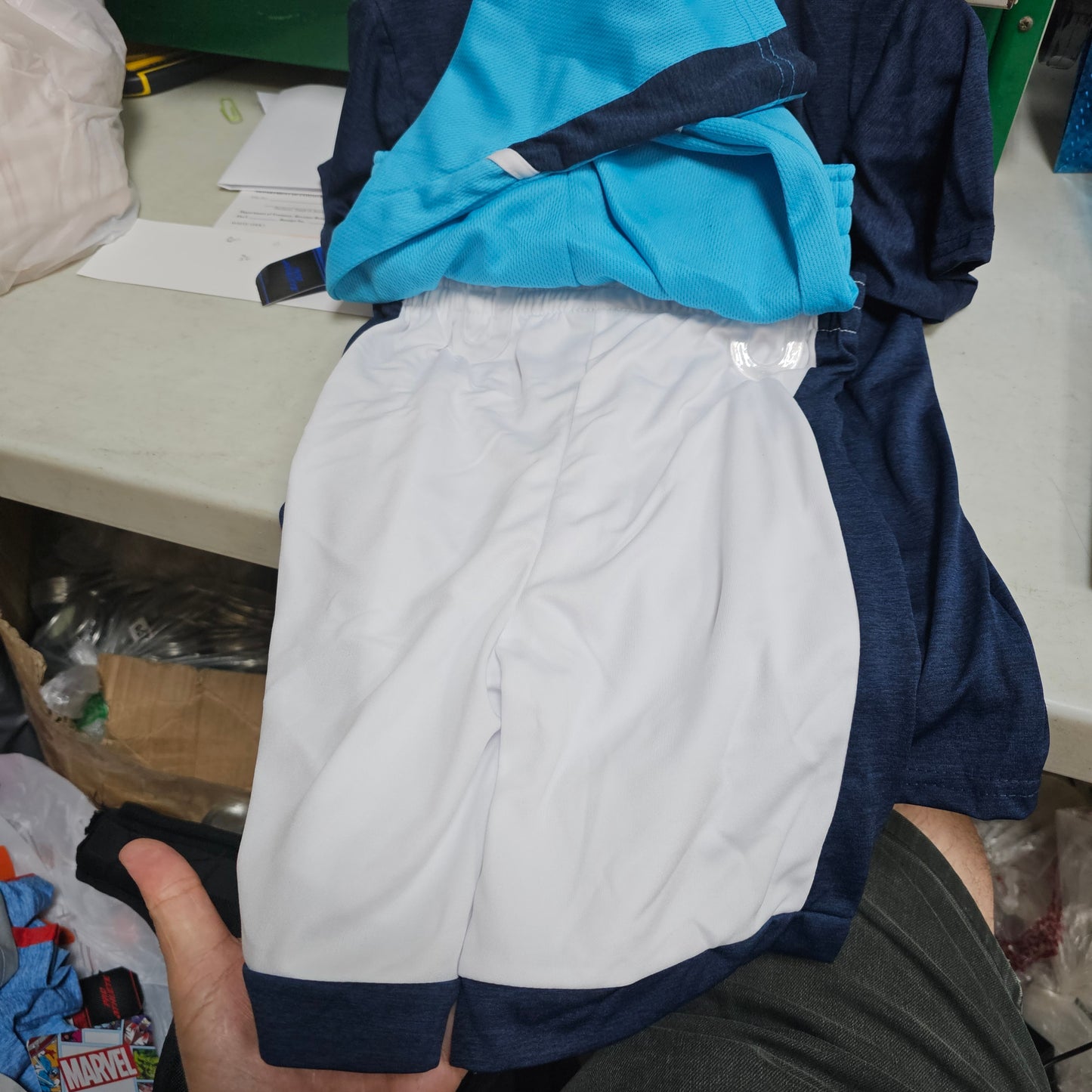 Boys 3 piece Pro Athlete size 7 level up shirt and shorts