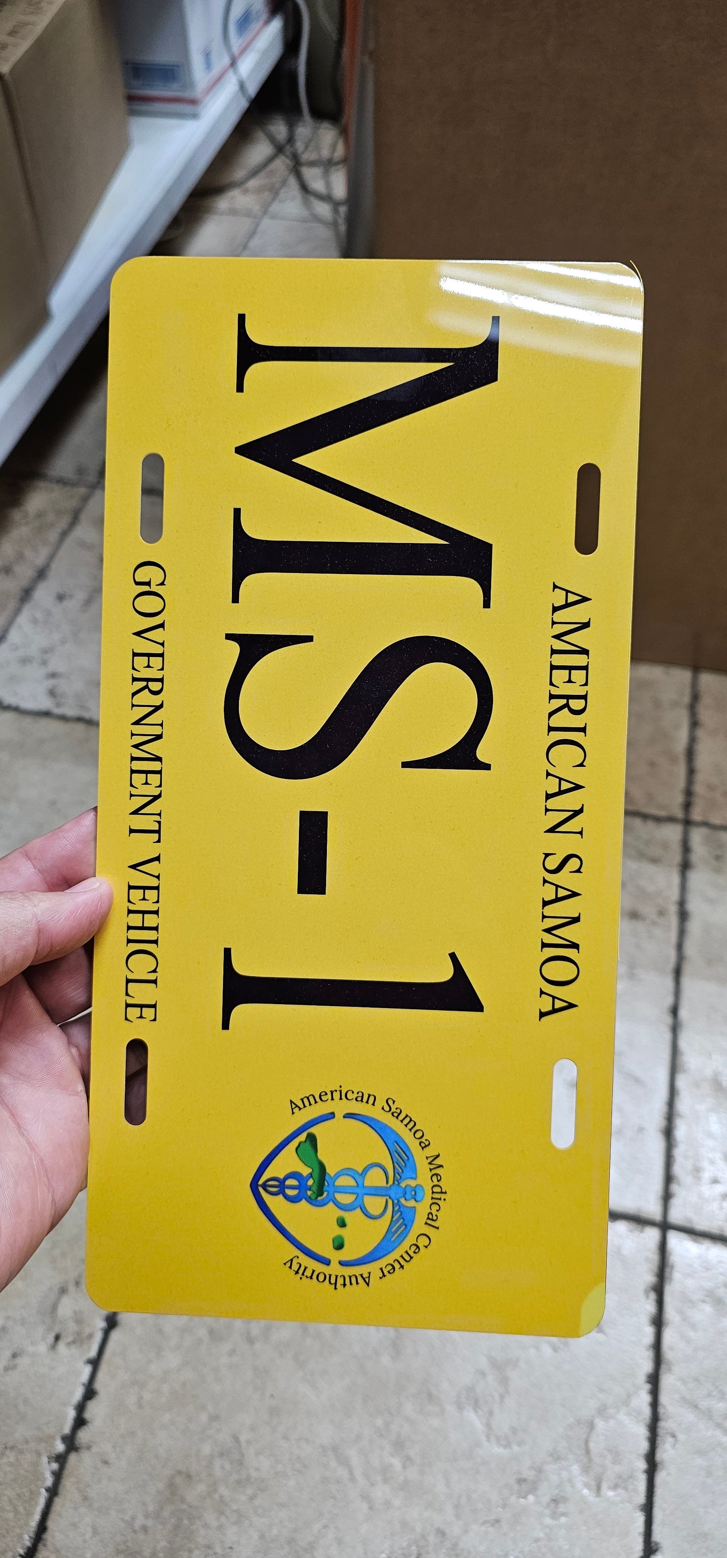 Custom Made License Plate