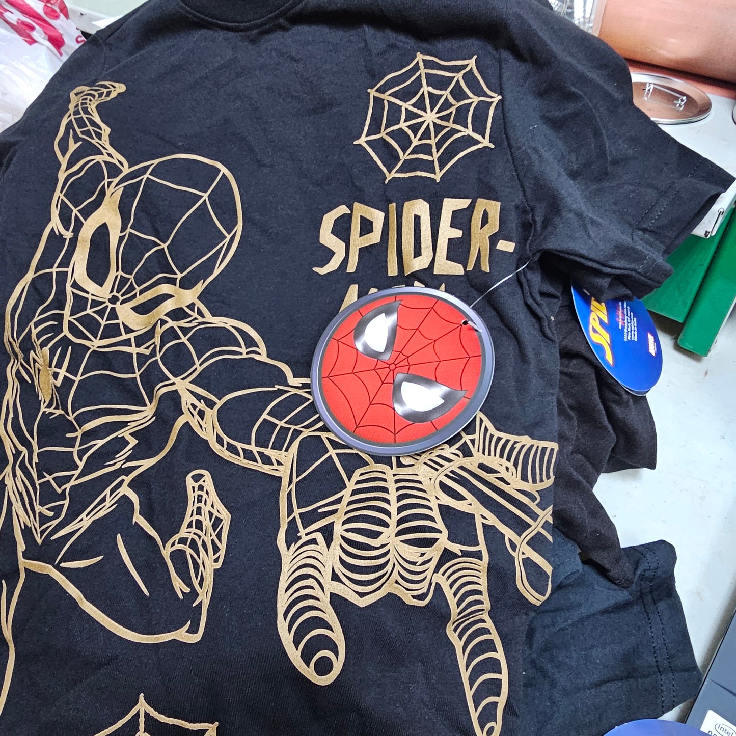 Shirt Spider man black shirt
