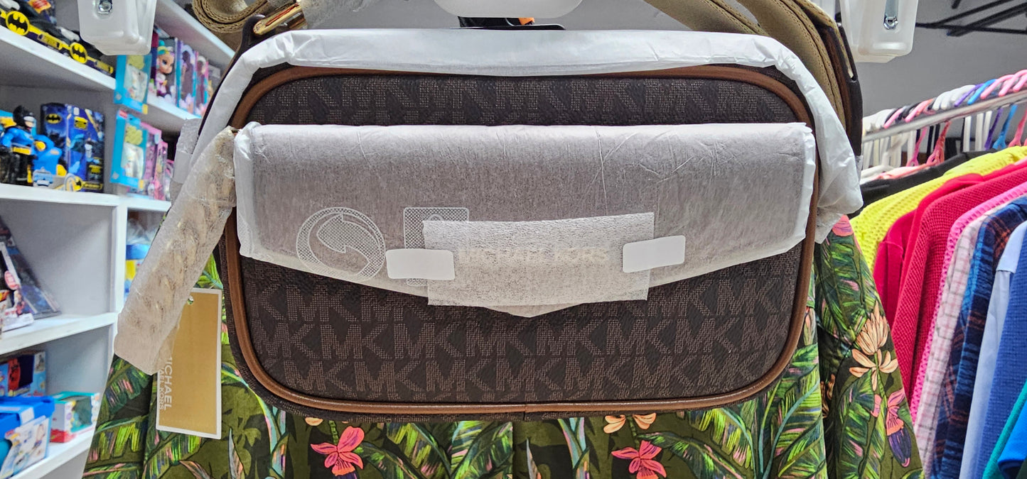 Michael Kors Maisie 35S4G5MC1B Brown SM 2in1 Camera Xbody