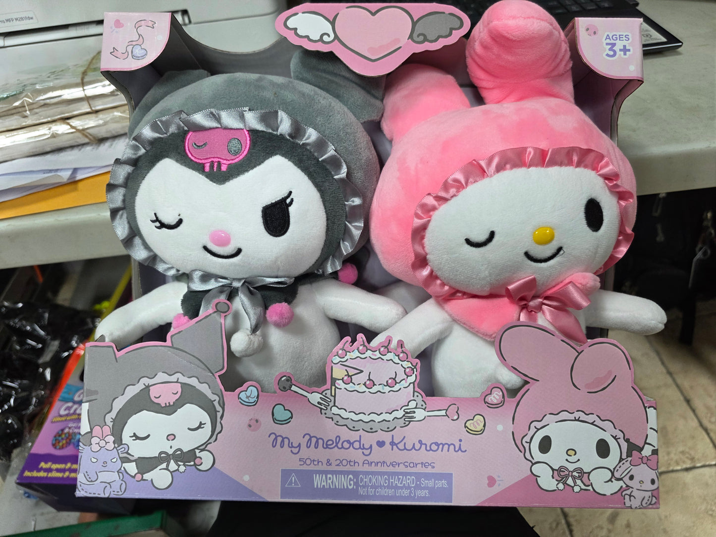 HK Kuromi & MY Melody 8" Asst