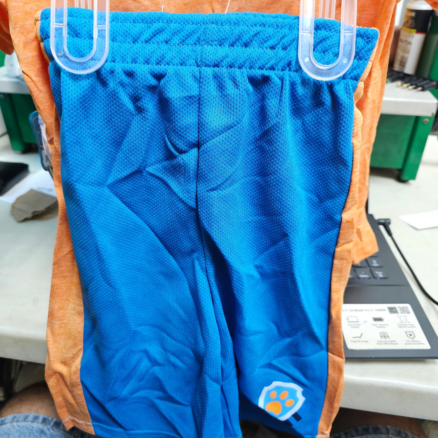 Paw Patrol 2 piece shirt and shorts Vacation Mode Boys