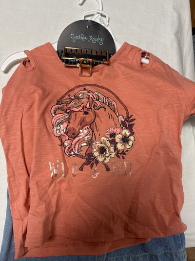 TJMAXX 2 PIECE CYNTHIA ROWLEY WITH HAIR CLIP