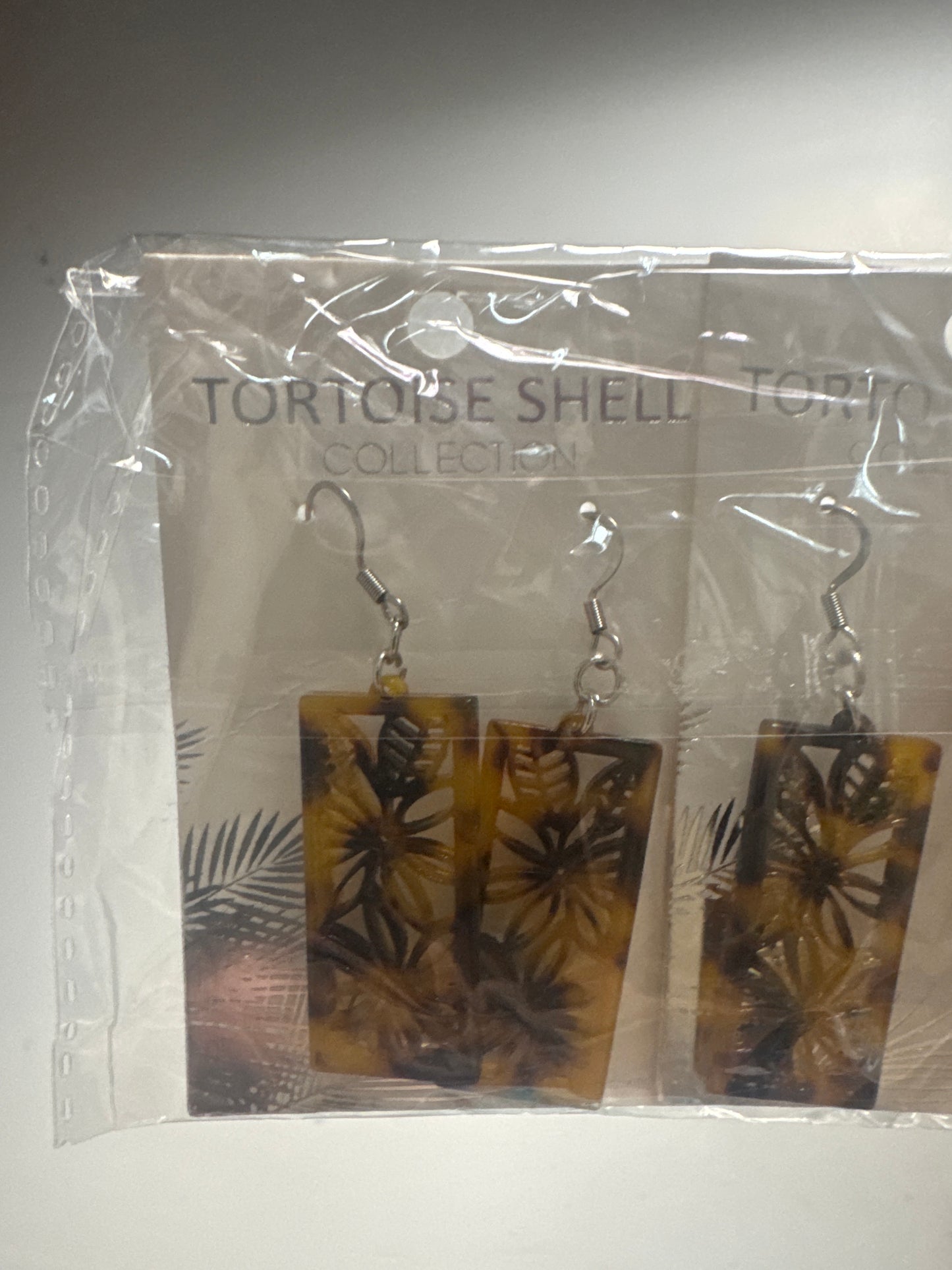 Resin Tortoise Shell Earring-Assorted Designs