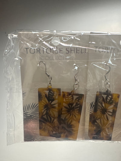 Resin Tortoise Shell Earring-Assorted Designs