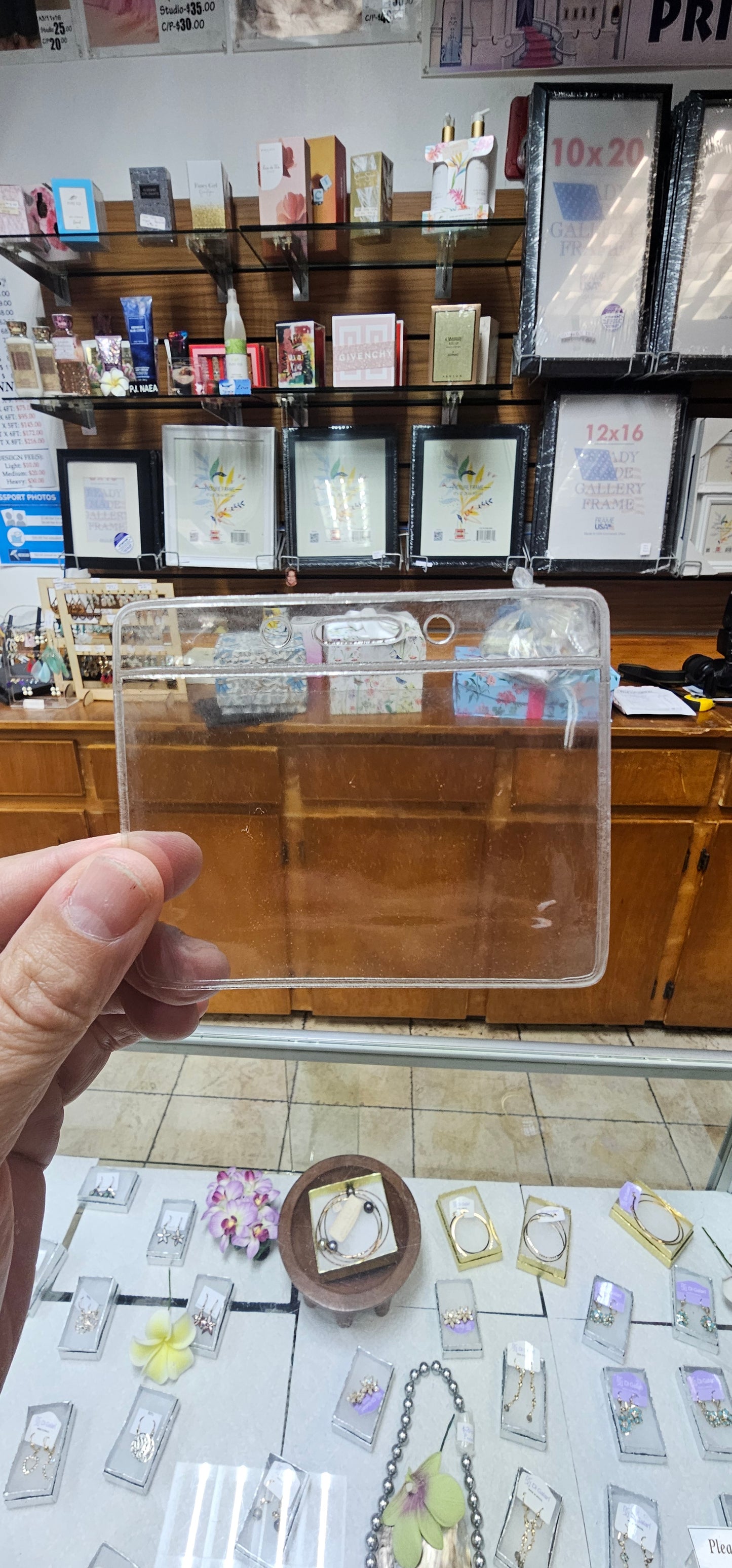 ID card holder plastic