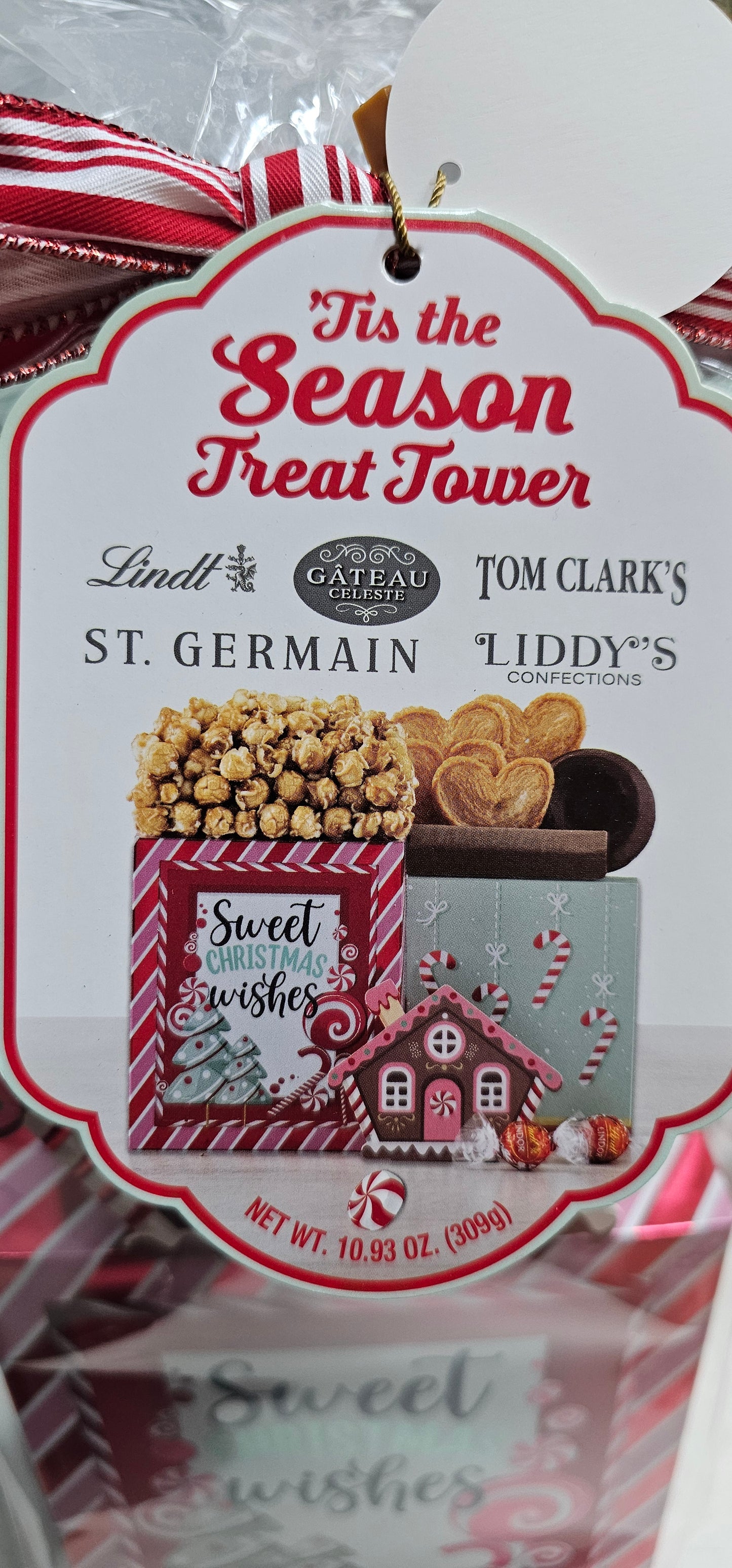 Gift bag tis the season treat tower