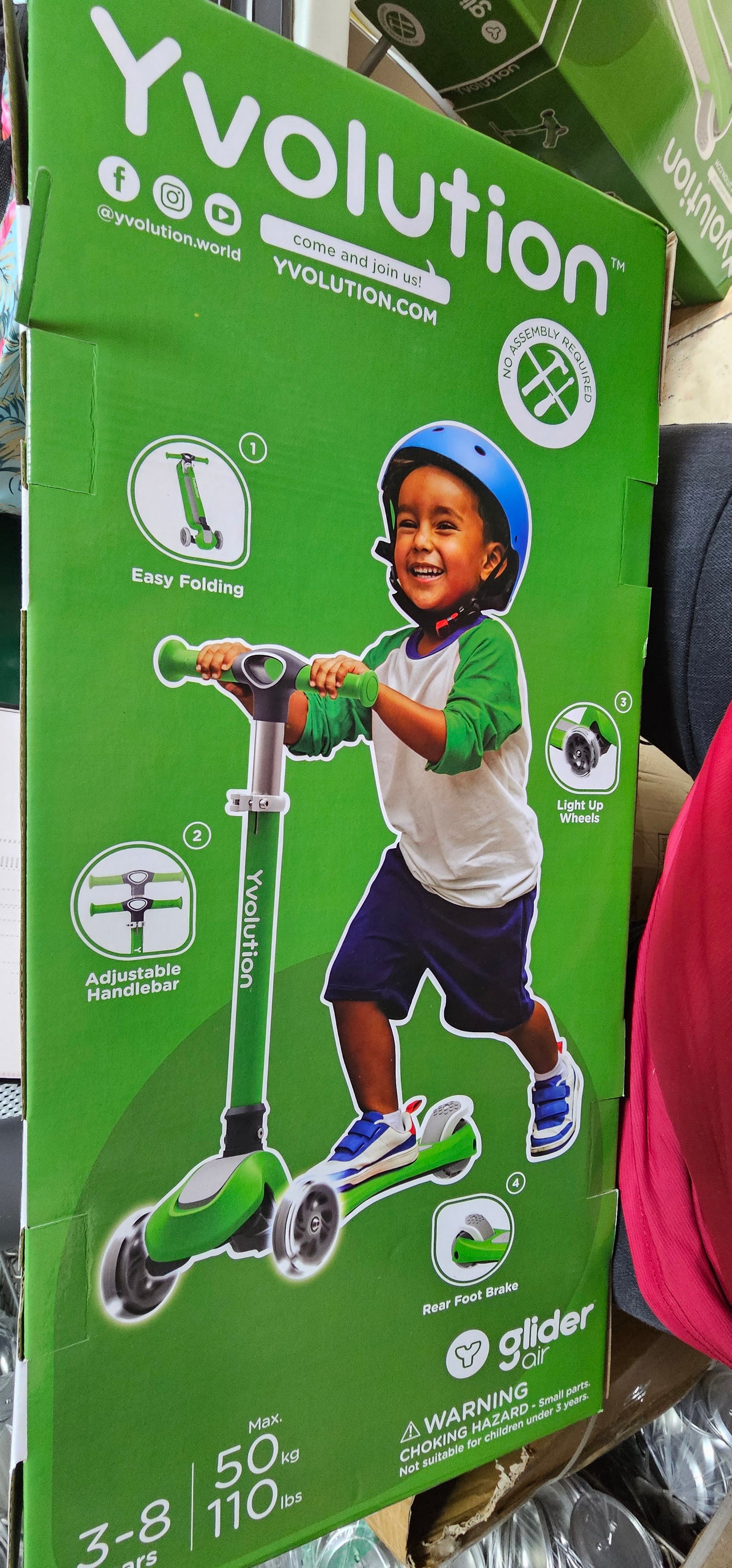 Yvolution scooter Glider Air