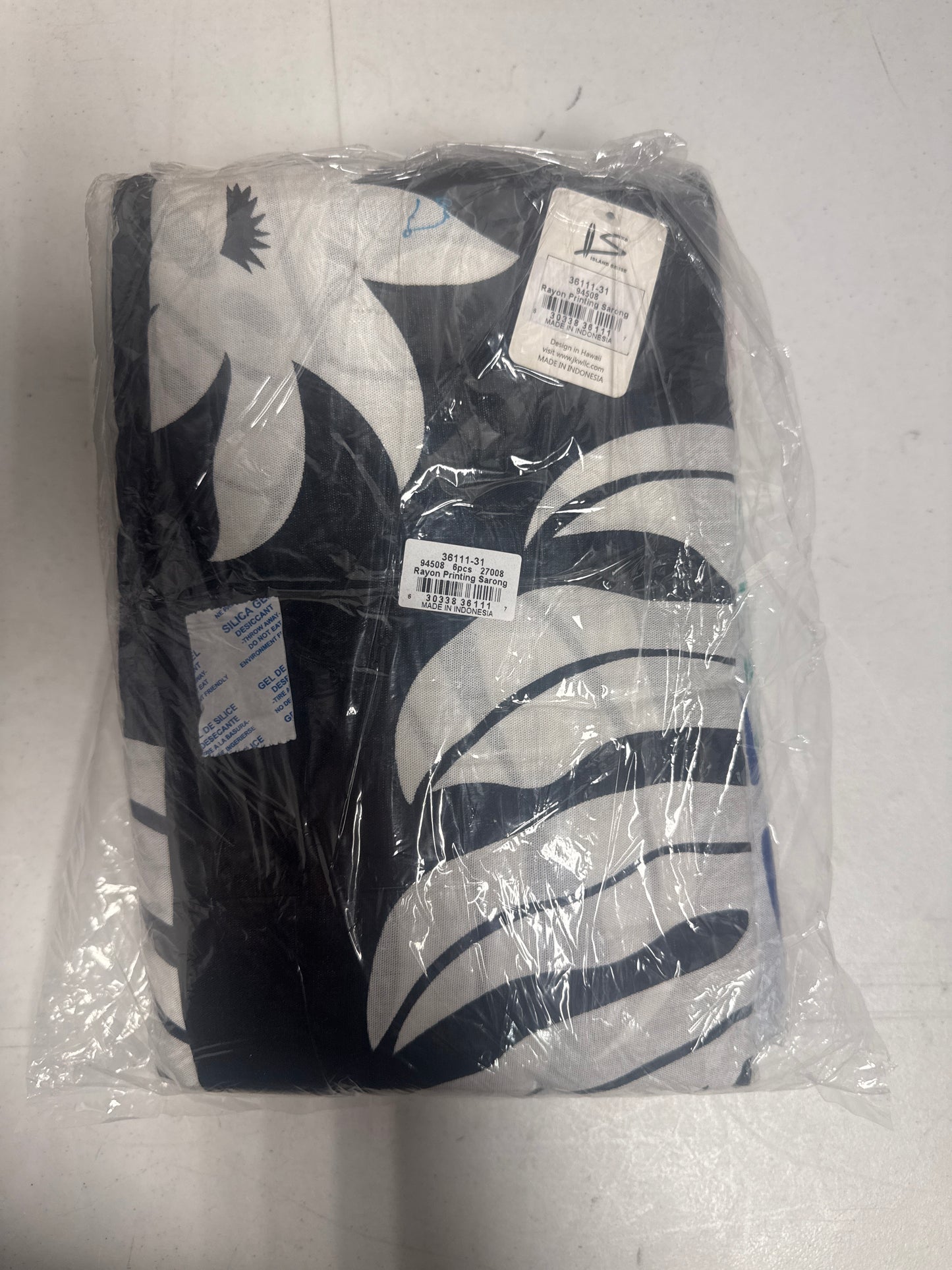 Assorted Tropical Monsters Leaves Sarong
