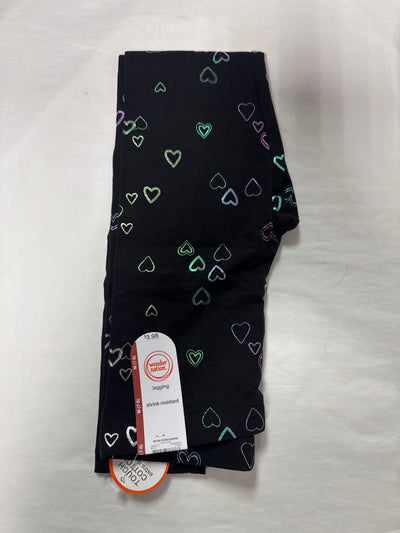 Wonder Nation Girls Leggings Black M(7-8)