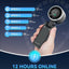Handheld battery powered fan turbo
