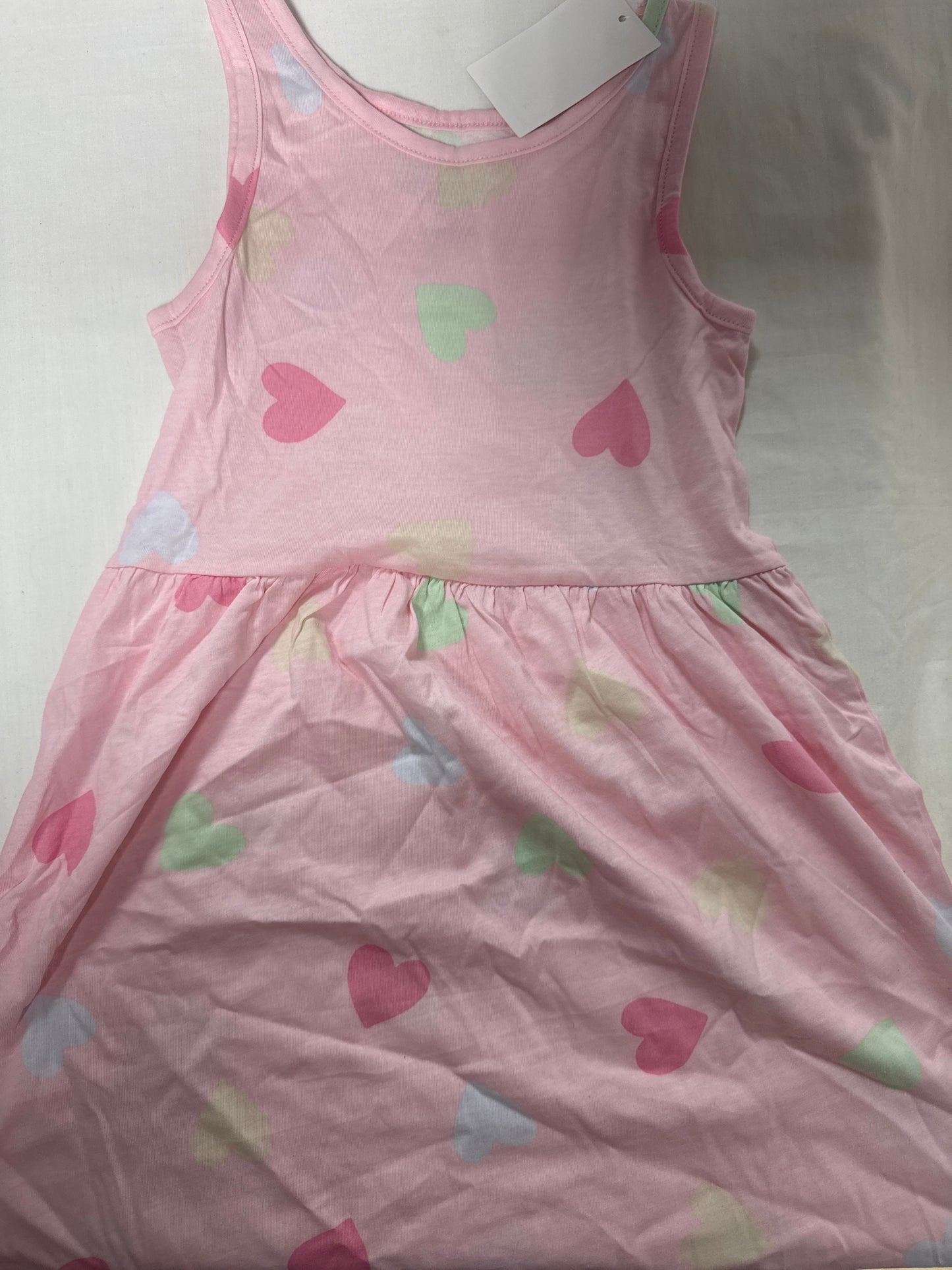 H&M 1023823 PINK HEARTS DRESS