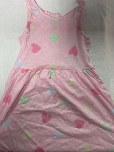 H&M 1023823 PINK HEARTS DRESS