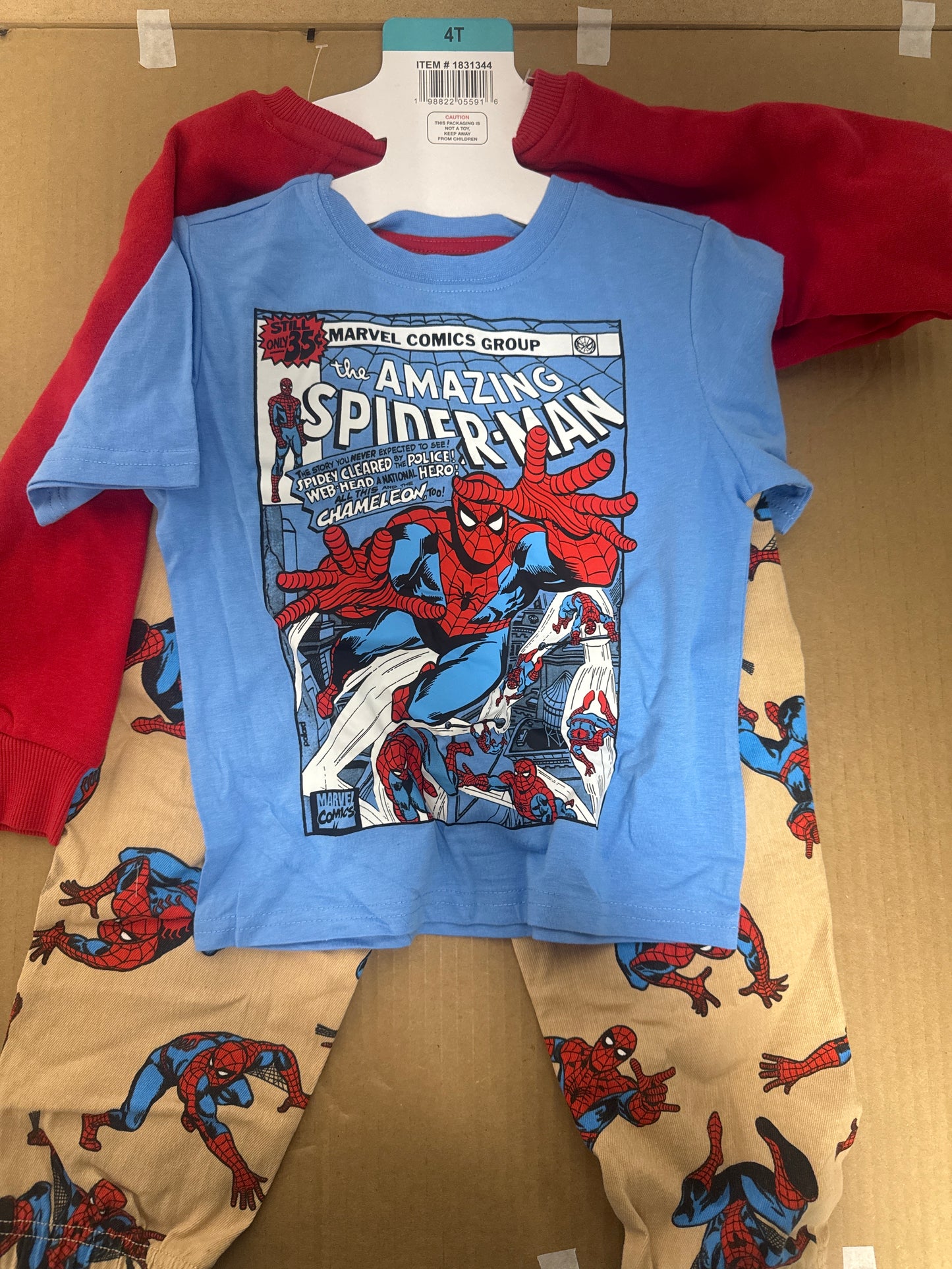 SPIDERMAN COSTCO 3 PIECE