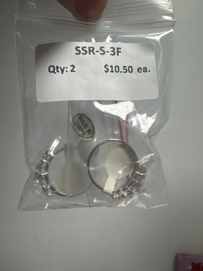 SS925 Silver Ring - Three Flowers