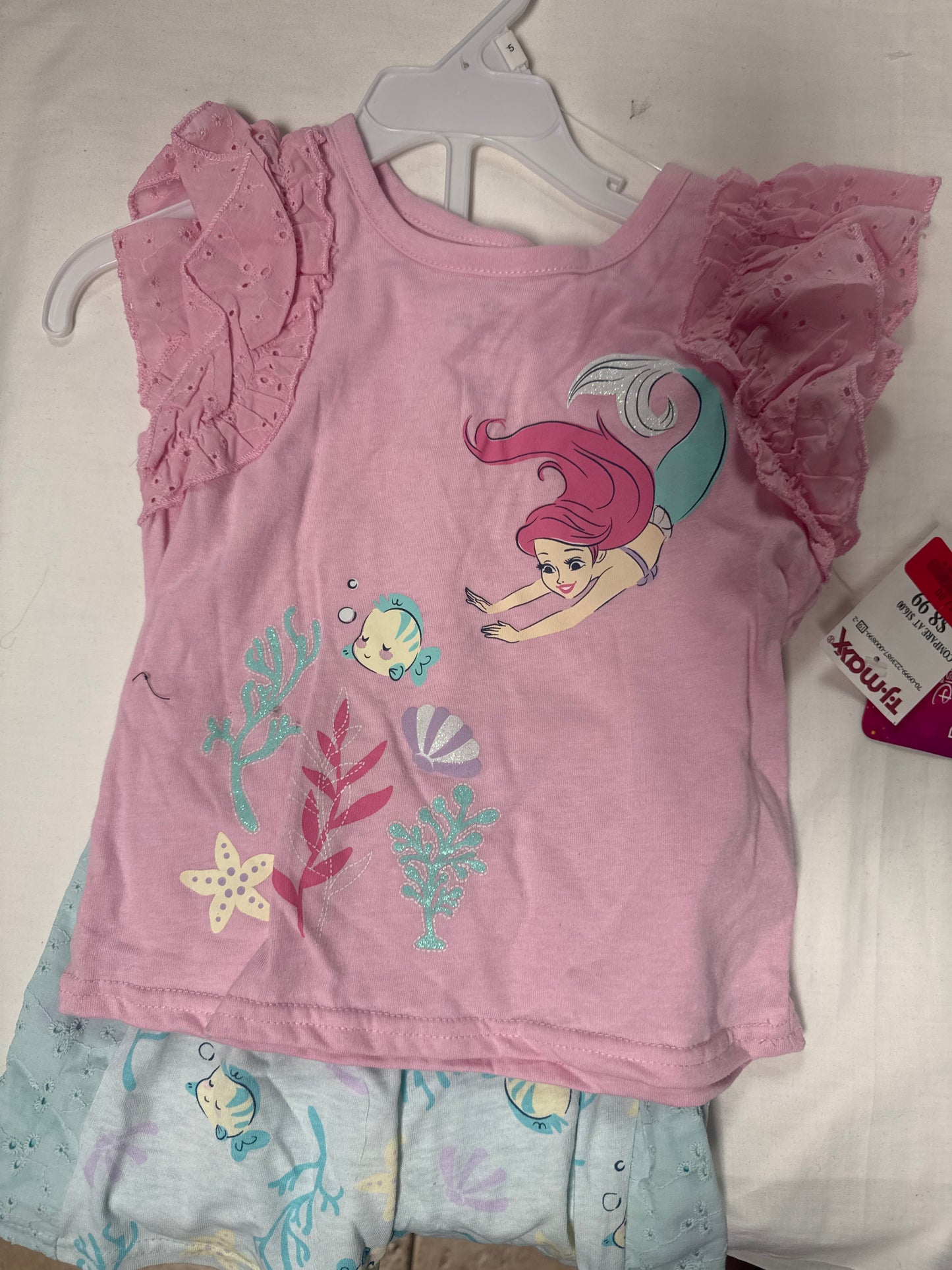 tJMAXX Disney Princess Ariel 2pc