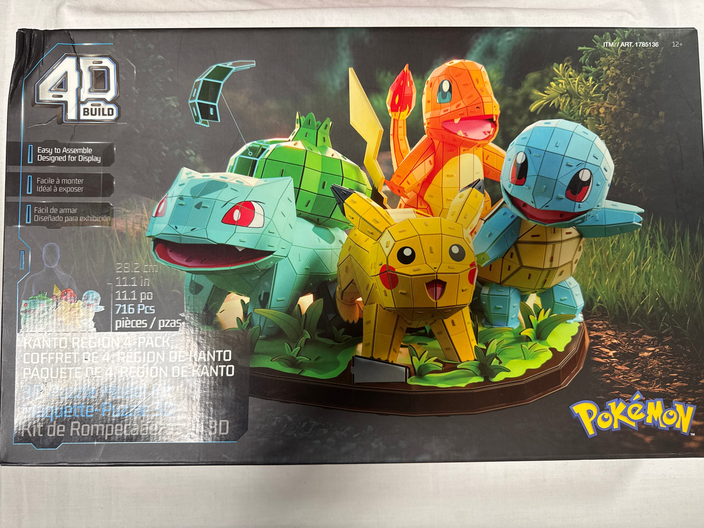 4D Kanto Region Pack 3D puzzle model kit