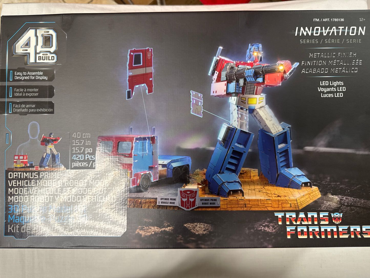 4D Build Optimus Primes 3D puzzle Model Kit