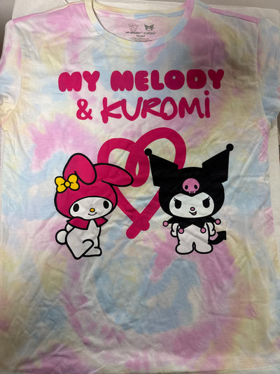 My Melody and Kuromi Shirt L(10-12)