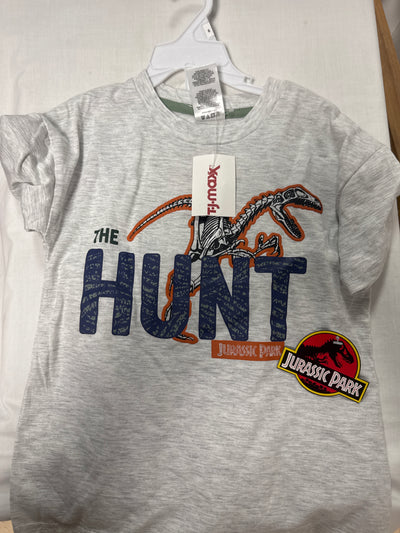 TJMAXX 2 PIECE JURASSIC PARK BOYS SHIRT AND SHORTS