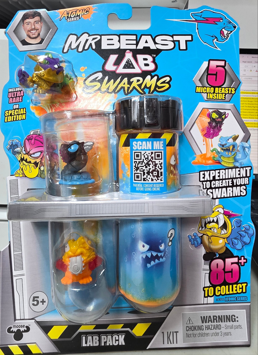 Mr Beast Lab Swarms Atomic Lab 5 Pack Series 2