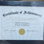 Certificate Frame 8.5x11 brown and black