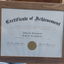 Certificate Frame 8.5x11 brown and black