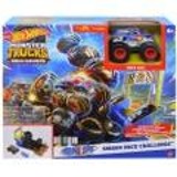 Mattel DP Hot Wheels Monster Trucks Arena Smashers Race Ace Playset