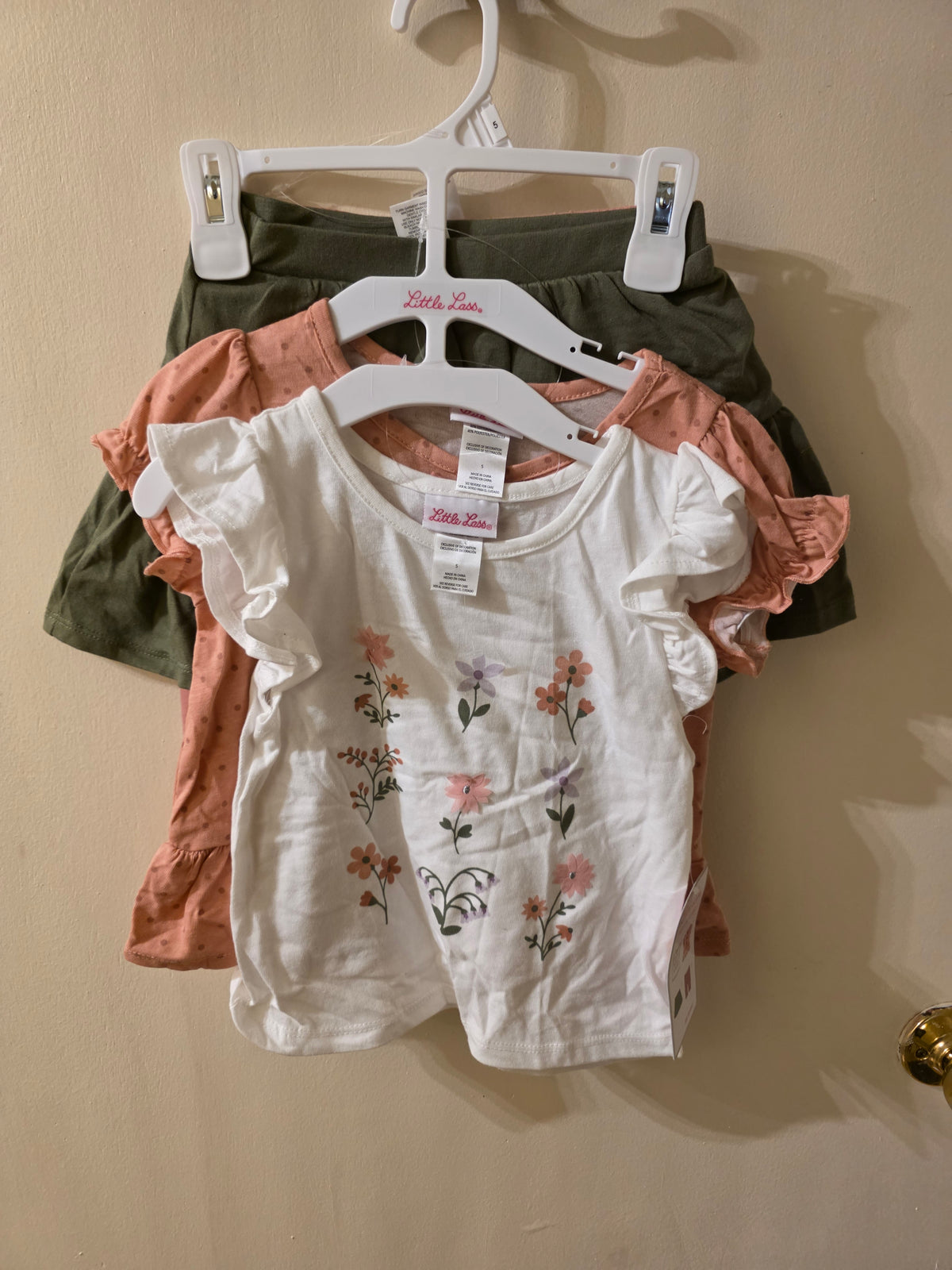 Little lass 4pc white rust and green ross hnl 2026