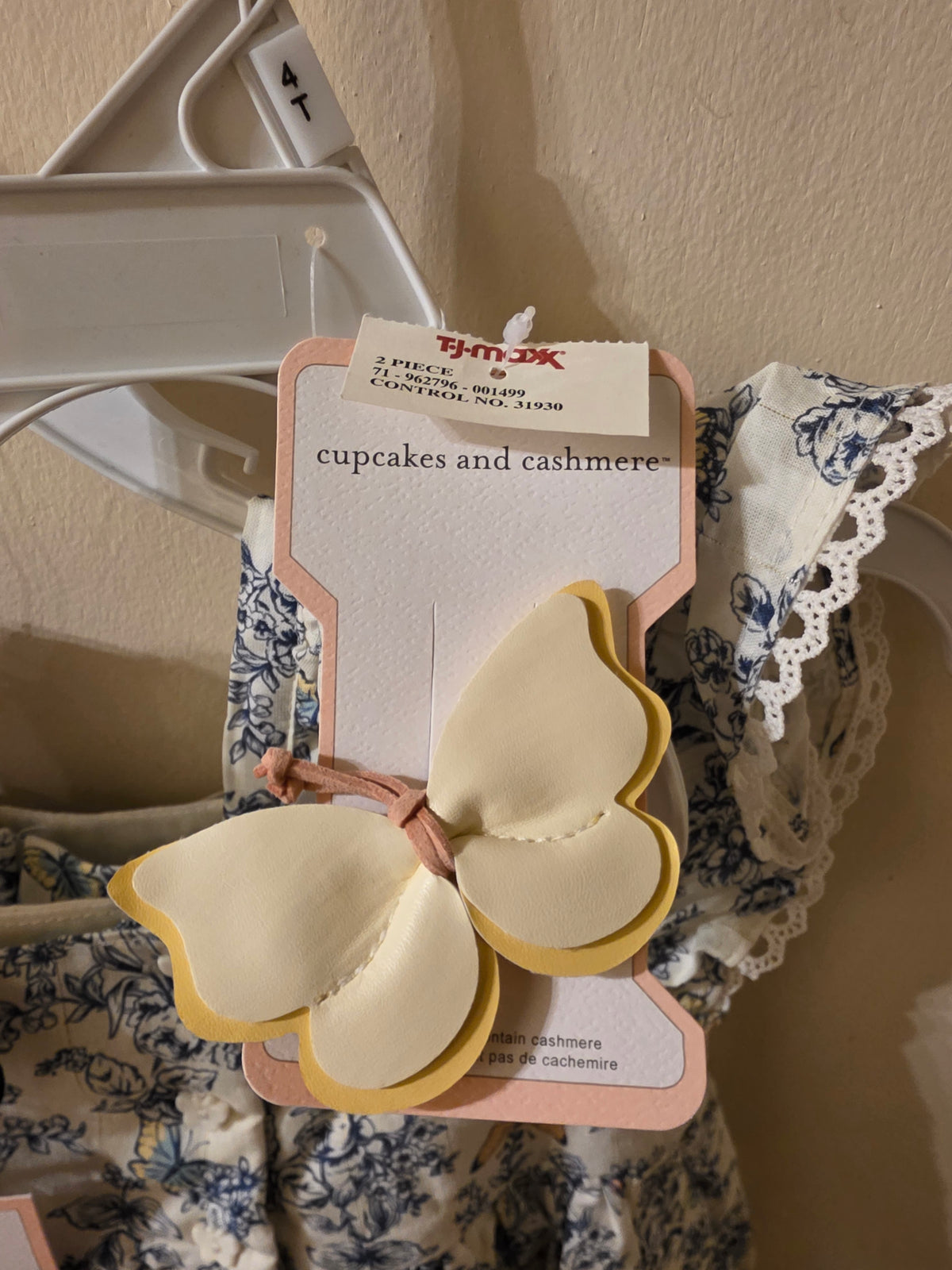 Cupcakes and cashmere size 4t and 3 t tjmaxx