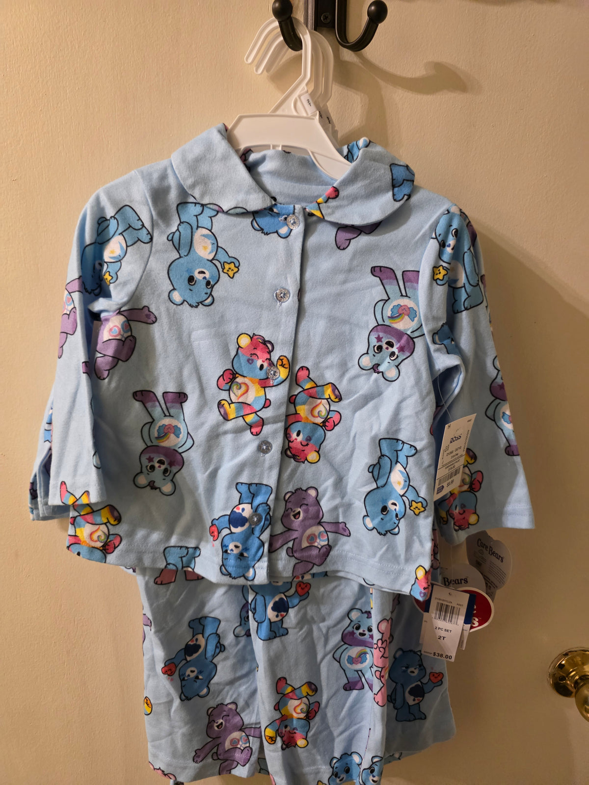 CareBears Pajamas 2 piece set blue Ross Hnl 2026
