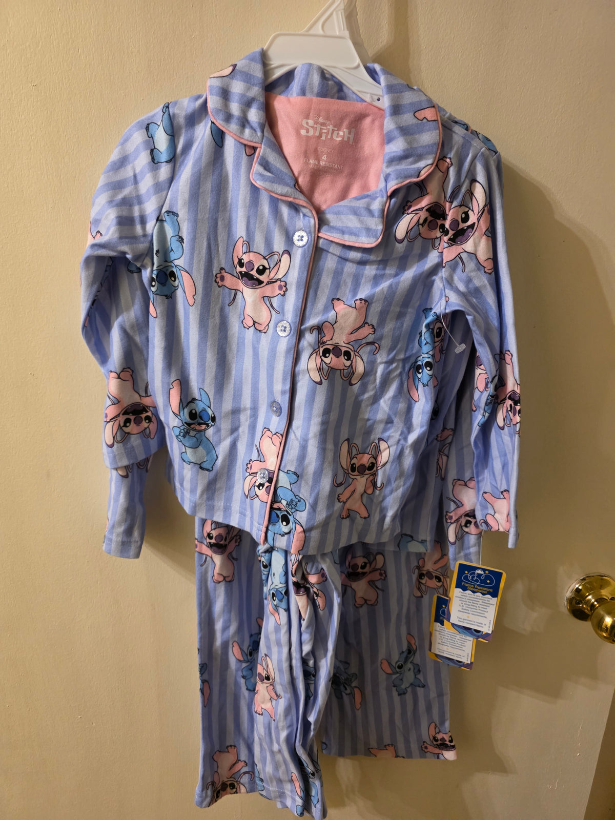Disney Stitch Pajamas girls Ross hnl 2026 2 pc 4 and 6