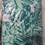 Monstera leaves-pattern rayon fashion jumpsuit
