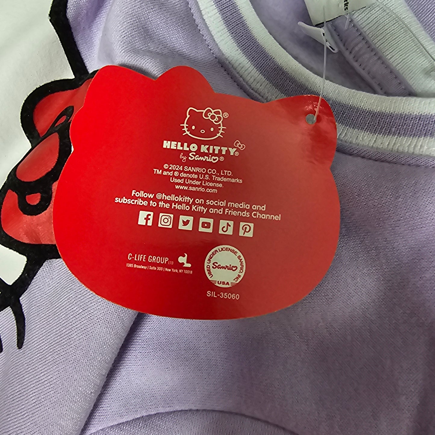 Hello Kitty  purple sweatshirt girls