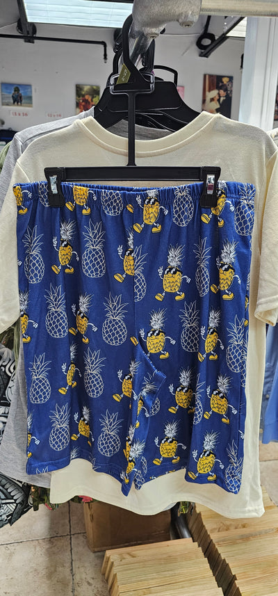 WM WN 2 PIECE SLEEP SET skate,weekend,pineapple boys