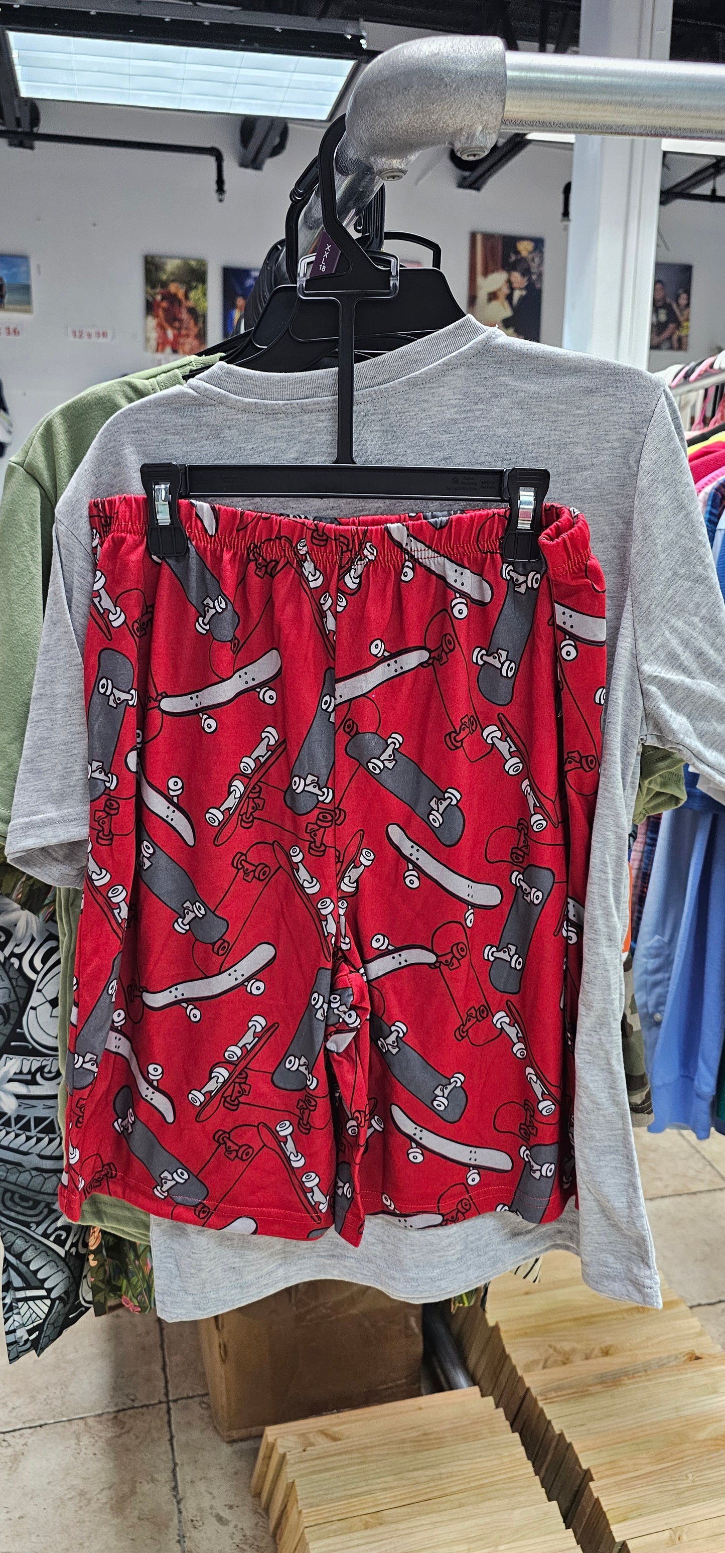 WM WN 2 PIECE SLEEP SET skate,weekend,pineapple boys