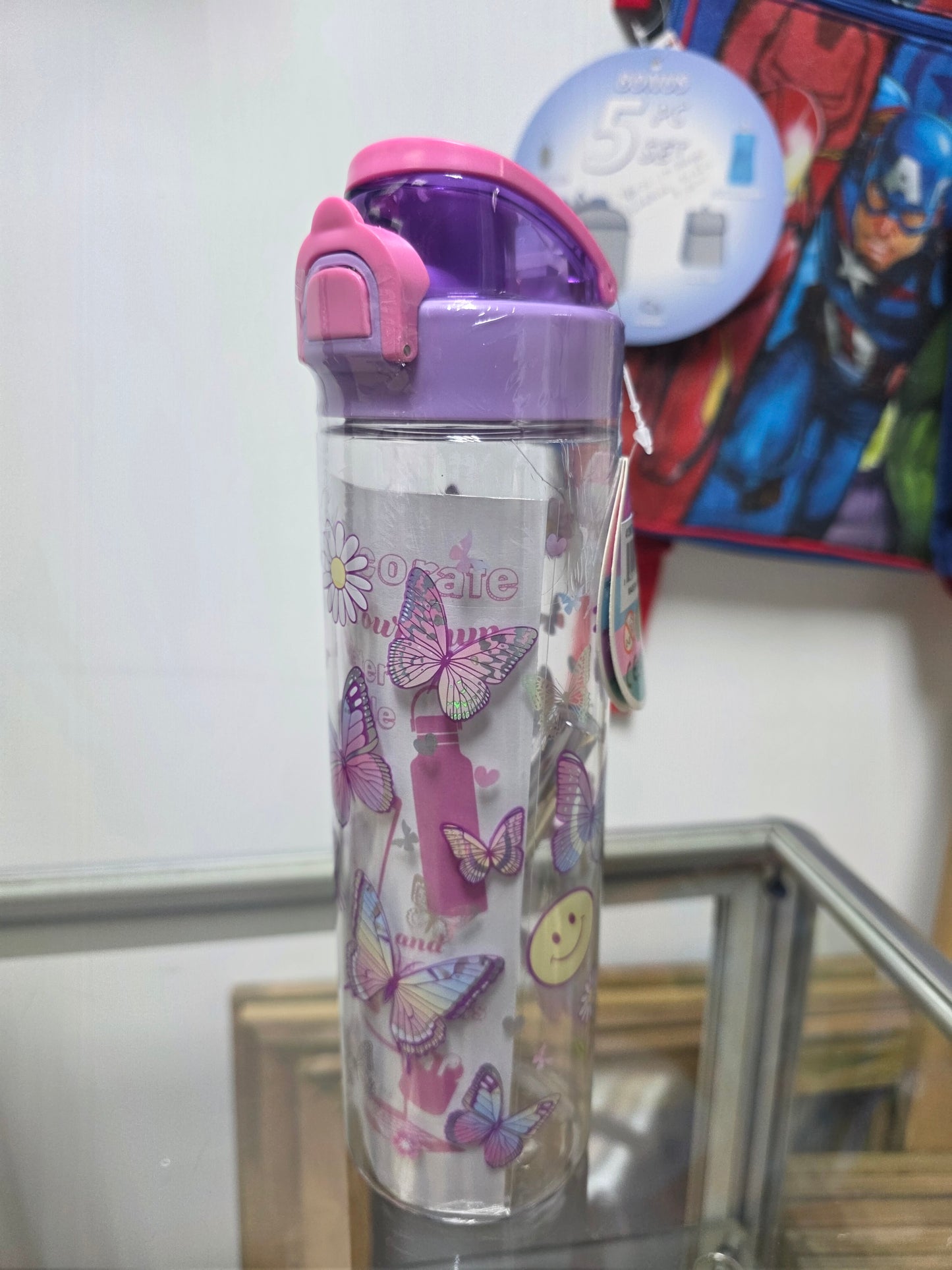413NTB	Pop-Open Water Bottle Beauty Fun TB Promo