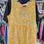 WM WONDER NATION GIRLS DRESS WN BOW BACK DRESS BLUE AND YELLOW COLORS
