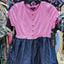 rs 2 piece pink & Blue dress with a flower dress size 12, 8 10, 8 picapino