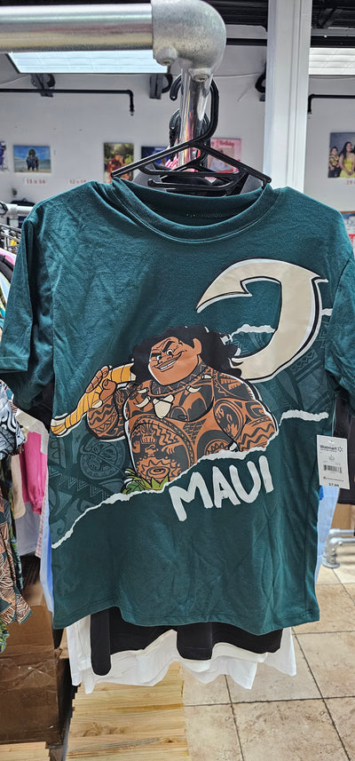 WM Moana and Maui T's Boys and Girls Disney