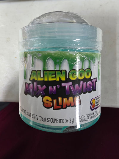Twist and mix slime nz green