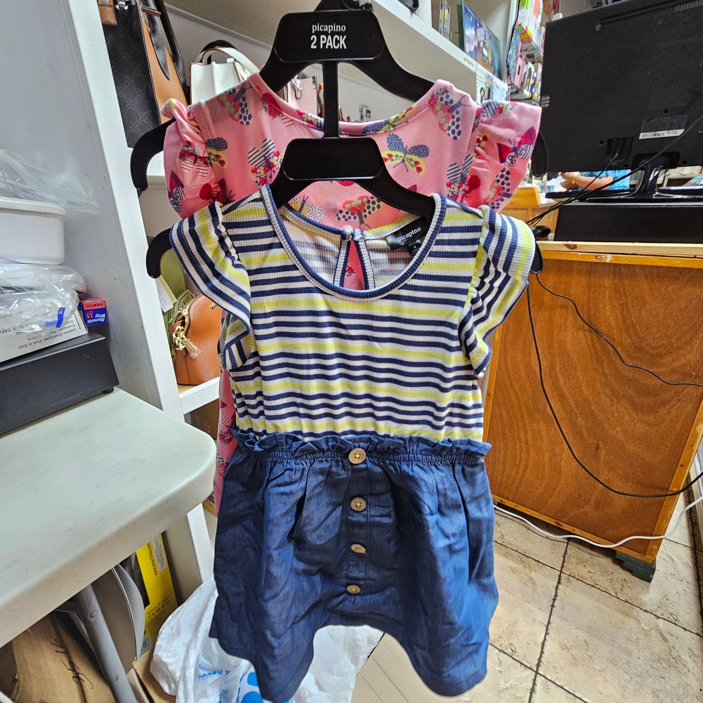 Girls dress Picapino 2 piece size 4