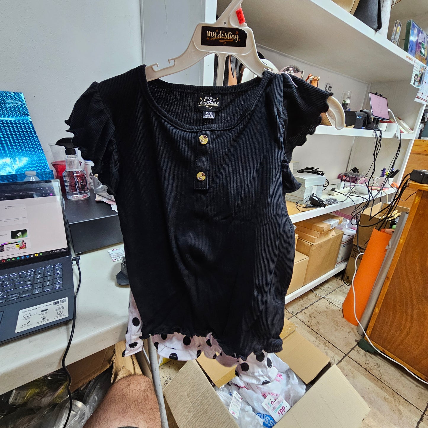 Girls skirt and shirt 2 piece my destiny 10/12